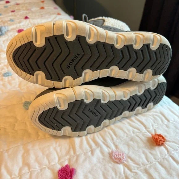 Sorel Women's Explorer Next Carnival WP Snow Boots size 8 grey winter  sea salt - Picture 6 of 7